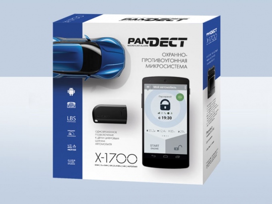 Автомобильная микросигнализация Pandect X 1700